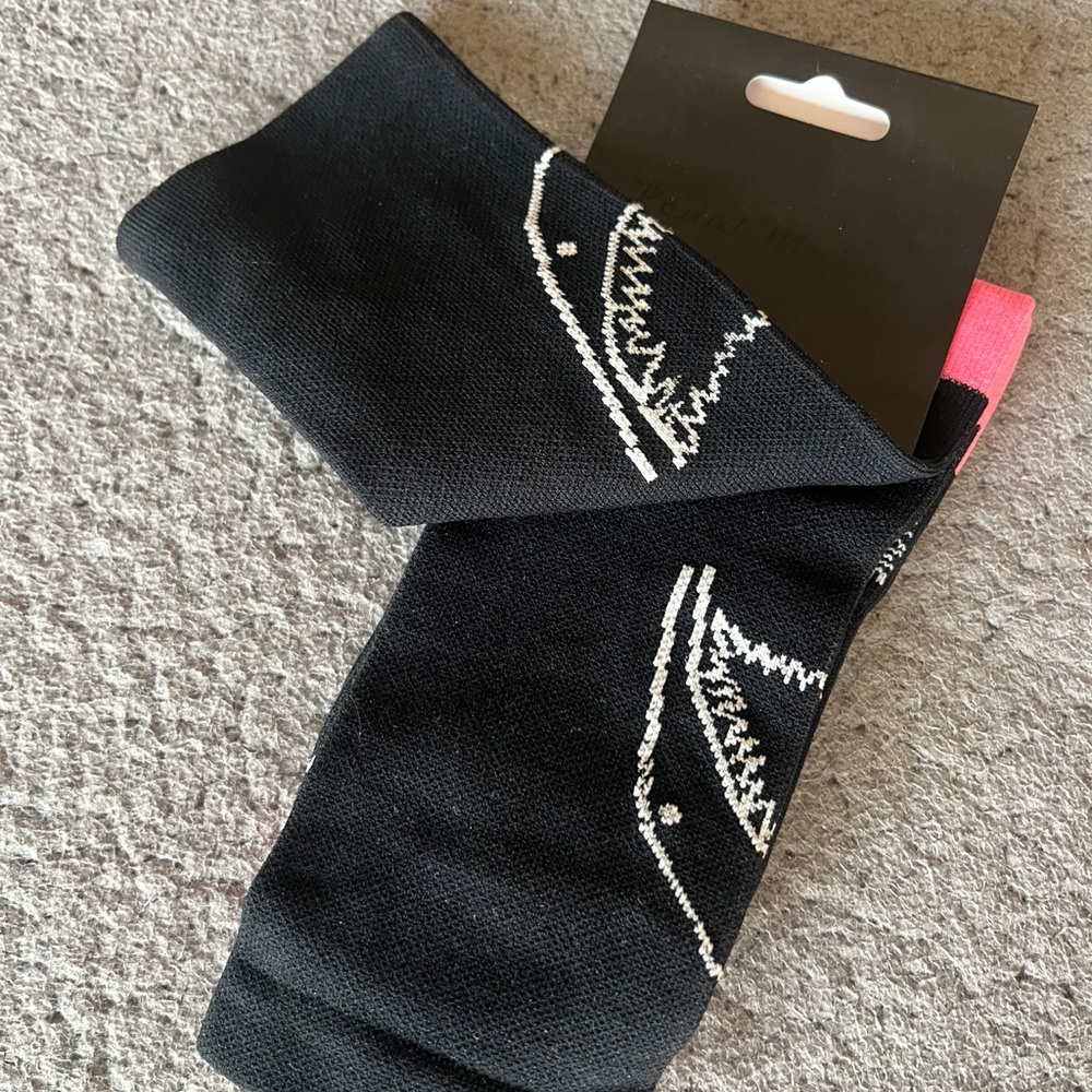 Black Pedal Mafia / Great White cycling Socks - The Great White Sock